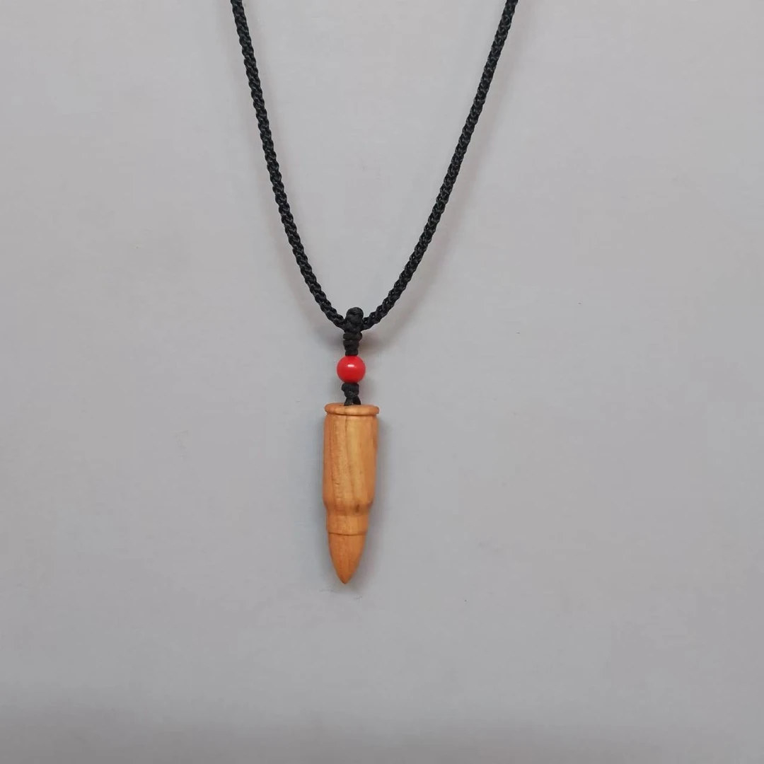 特色手工---原木色桃木子弹吊坠.桃木挂件.手机链,定制