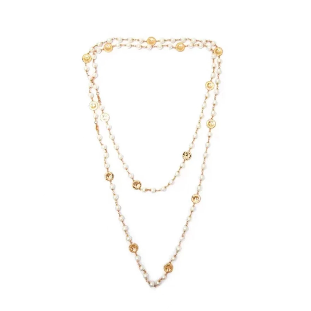 铜玻璃项链 GIRDEAR/哥弟小众设计复古宫廷多层项链配饰女1900344