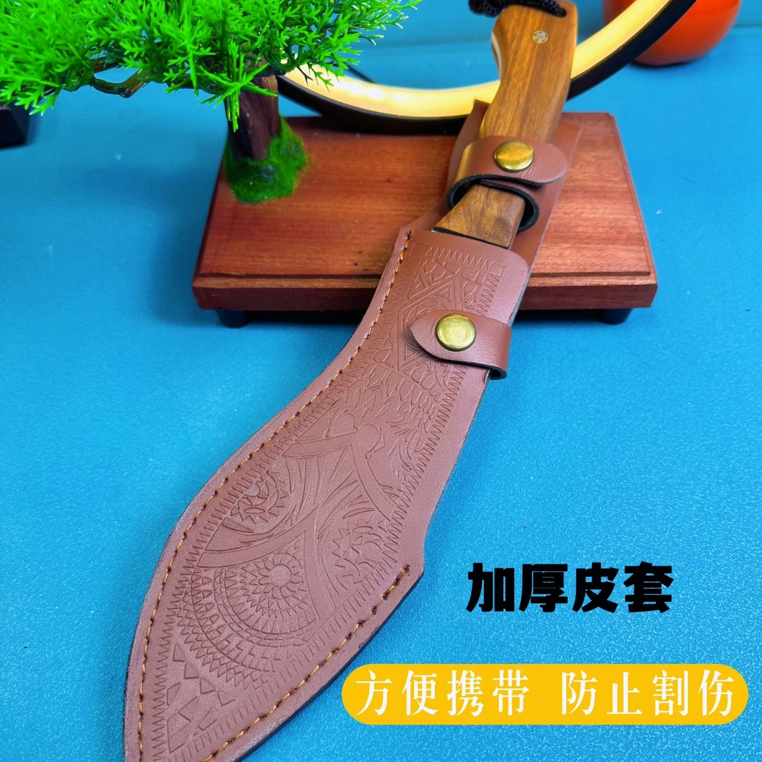 【印地二代】户外探险野营专家使用高硬度锋利水果刀切肉刀