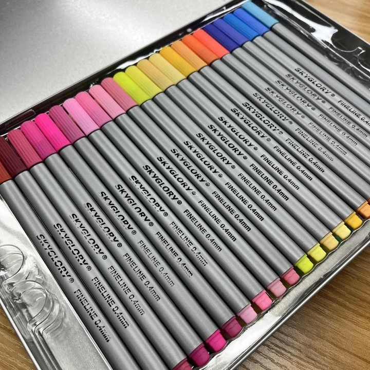 【元气专属】SKYGLORY 72色勾线笔纤维笔头专业绘画美术专用
