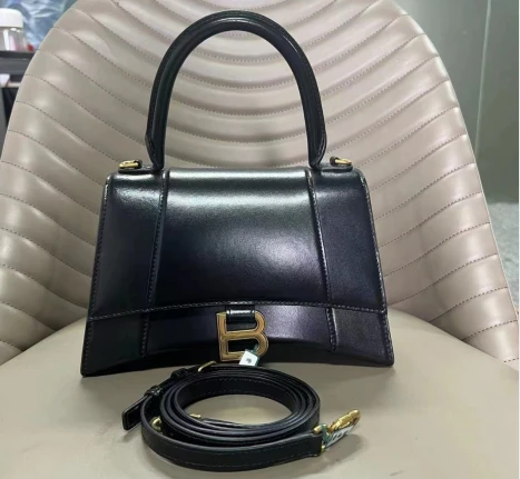 Balenciaga/巴黎世家 斜挎包 黑金沙漏S mx6858/2412