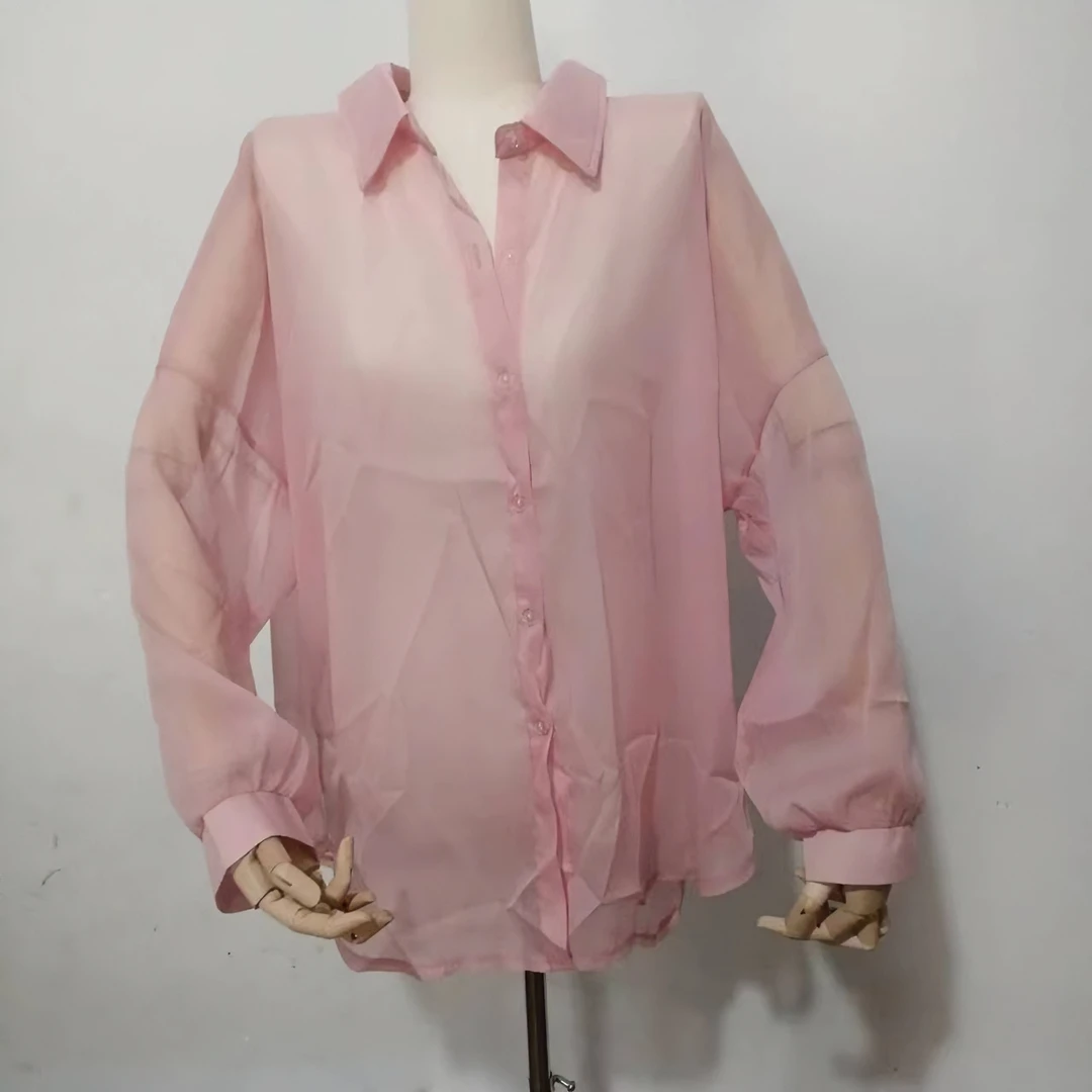 防晒衣衬衫长袖薄款宽松大码女装120斤到230斤开衫服装