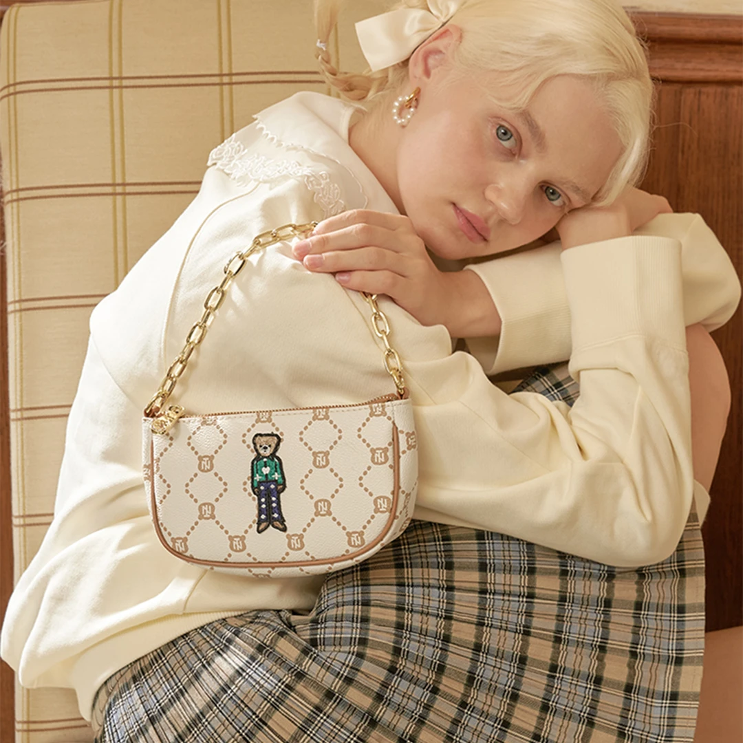 GUOOBEAR古家小熊2025新款复古小手机包小众设计单肩斜挎包包女