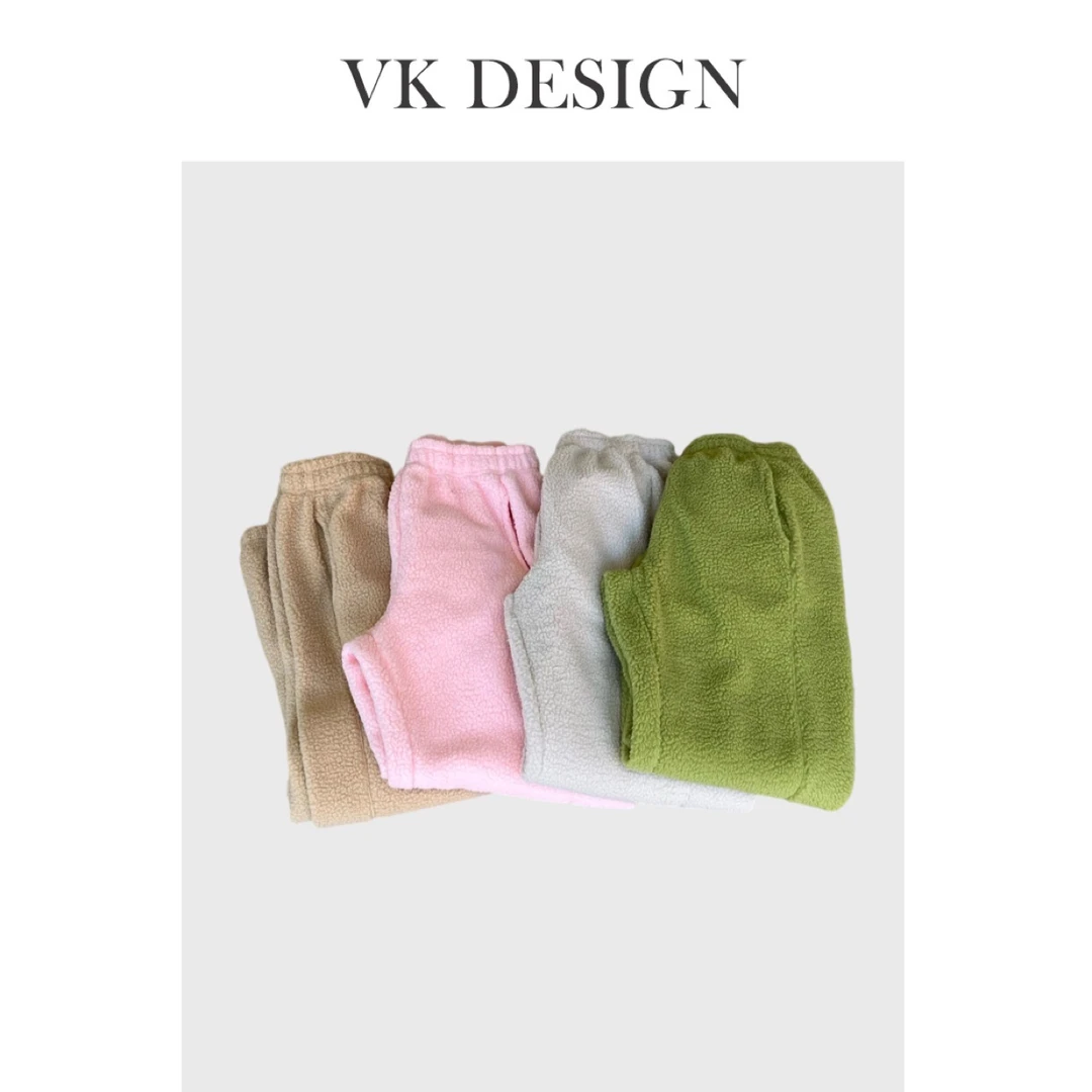 VK 秋冬暖舒绒泰迪卫裤