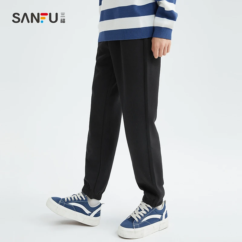 SANFU/三福2024秋冬男女都市机能休闲舒适简约净版休闲裤478198