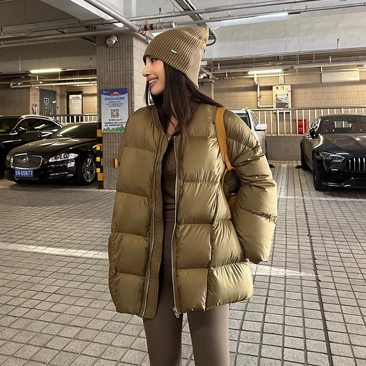 【维维专属】礼挚设计感棒球领羽绒服外套 P2DBQRCD257