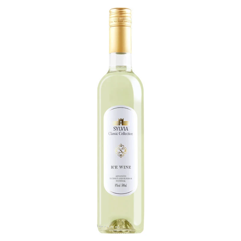 索尔维亚冰白葡萄酒单支装网红酒甜型女士冰酒甜白500ml*1