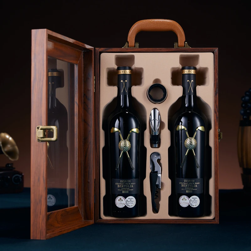 【原瓶进口】柏特利雅高尔夫俱乐部干红葡萄酒14.5度750ml双支-S1