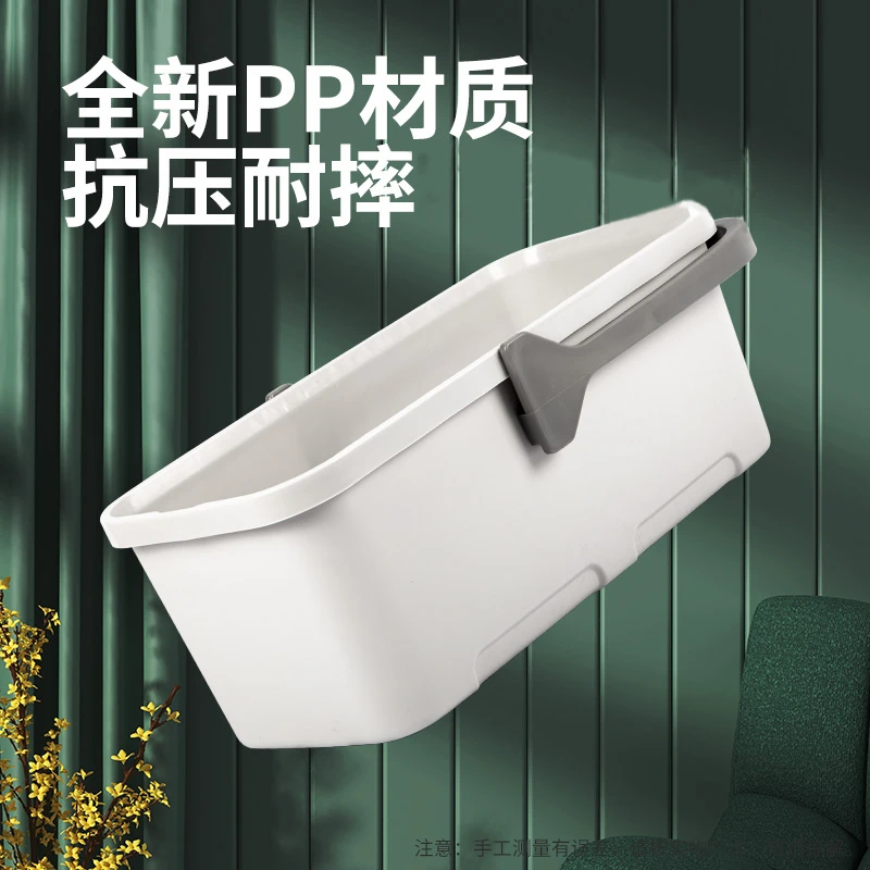 【宠新粉搭配1号拖把使用】拖把桶折叠拖把桶方形耐用大容量提手