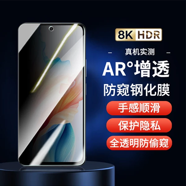 适用OPPO A2/X钢化膜防窥膜oppoa2m手机膜全屏蓝光高清防偷窥贴膜