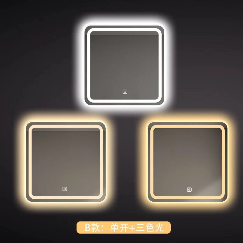 led灯卫生间智能镜定制触摸屏发光化妆除雾挂墙浴室镜智能镜家用