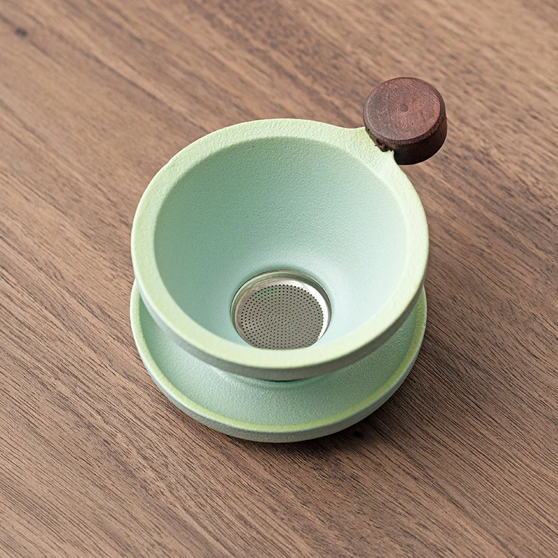 皇雅茶漏茶滤单独茶隔功夫茶具配件茶叶过滤网陶瓷泡茶滤茶器一体