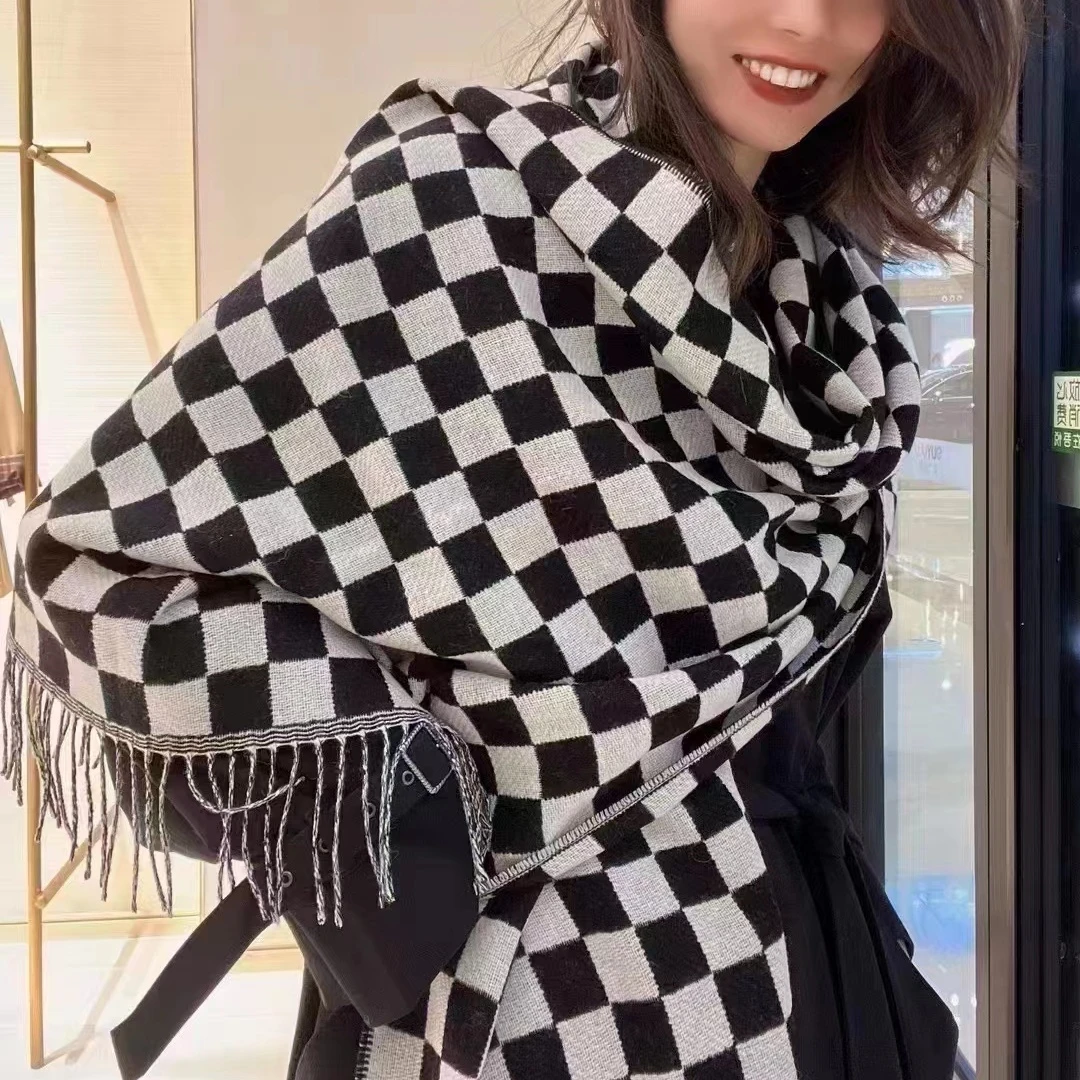 【AMASS】阿玛施棋盘格围巾5800038