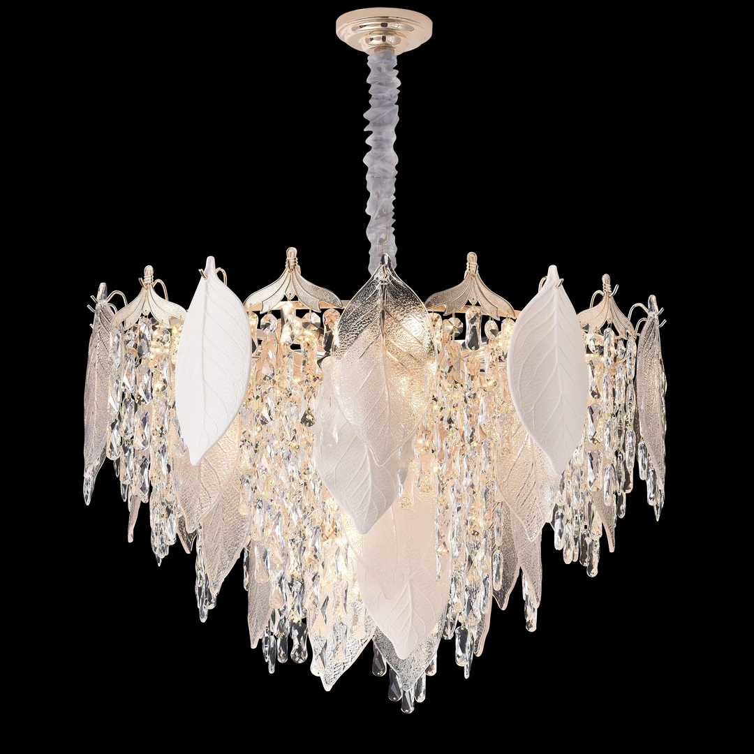 【粤海灯饰】轻奢水晶 金枝玉叶 客厅餐厅卧室