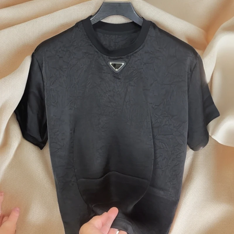 短袖男爆款2024夏季新款潮牌轻奢半袖新中式男装醋酸高端美式上衣