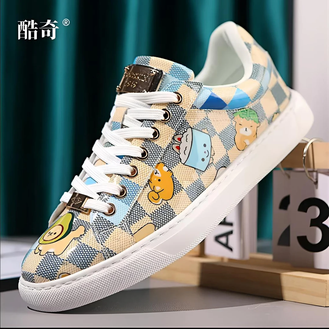 【牛油果高定】酷奇男鞋时装周联名款KQ6659冰川蓝