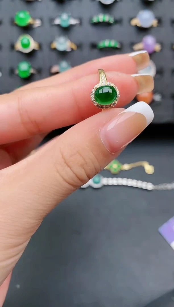 【闪购商品】翡翠戒指银S925镶嵌1111111111