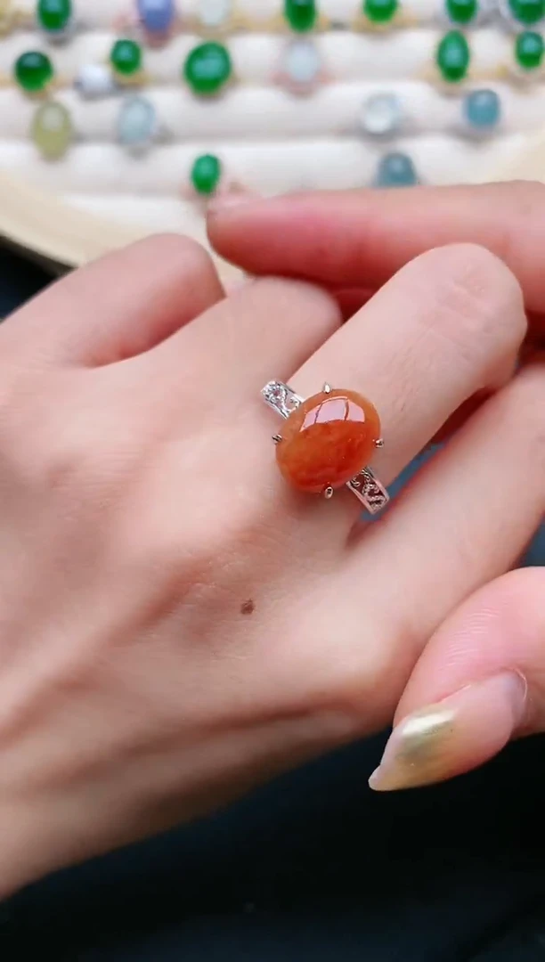 【闪购商品】翡翠戒指银S925镶嵌1111111111111111