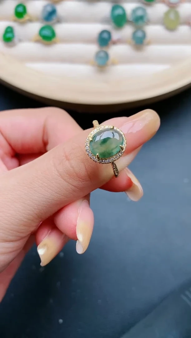 【闪购商品】翡翠戒指银S925镶嵌11111111