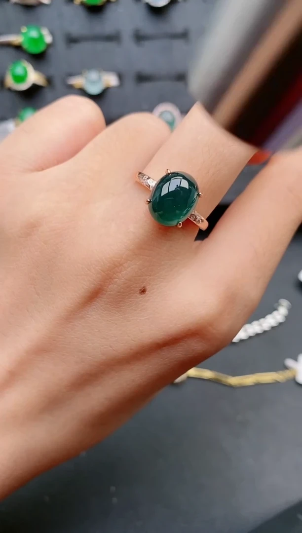 【闪购商品】翡翠戒指银S925镶嵌11111111111