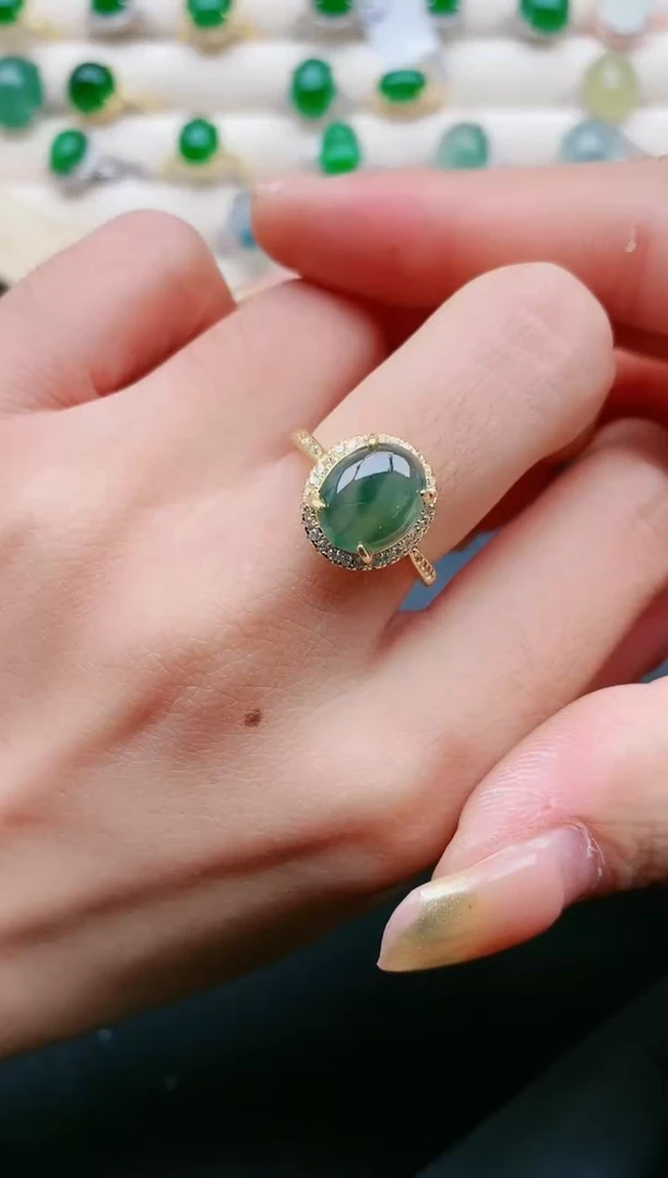 【闪购商品】翡翠戒指银S925镶嵌11111111111