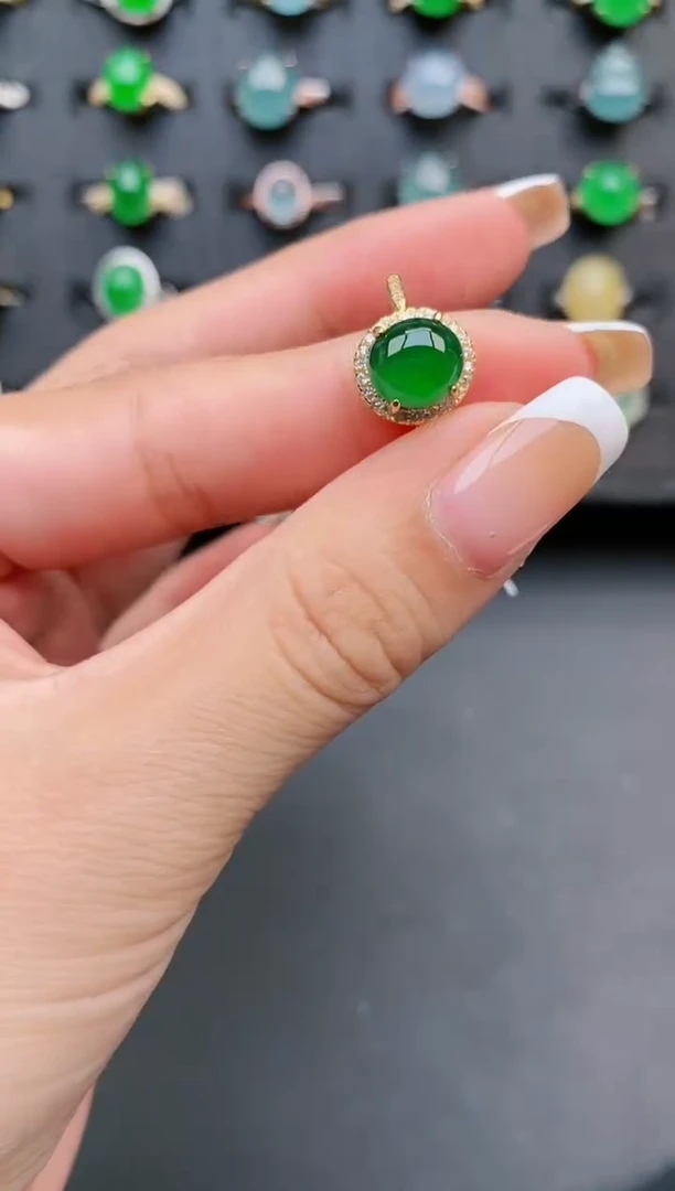 【闪购商品】翡翠戒指银S925镶嵌1111111111