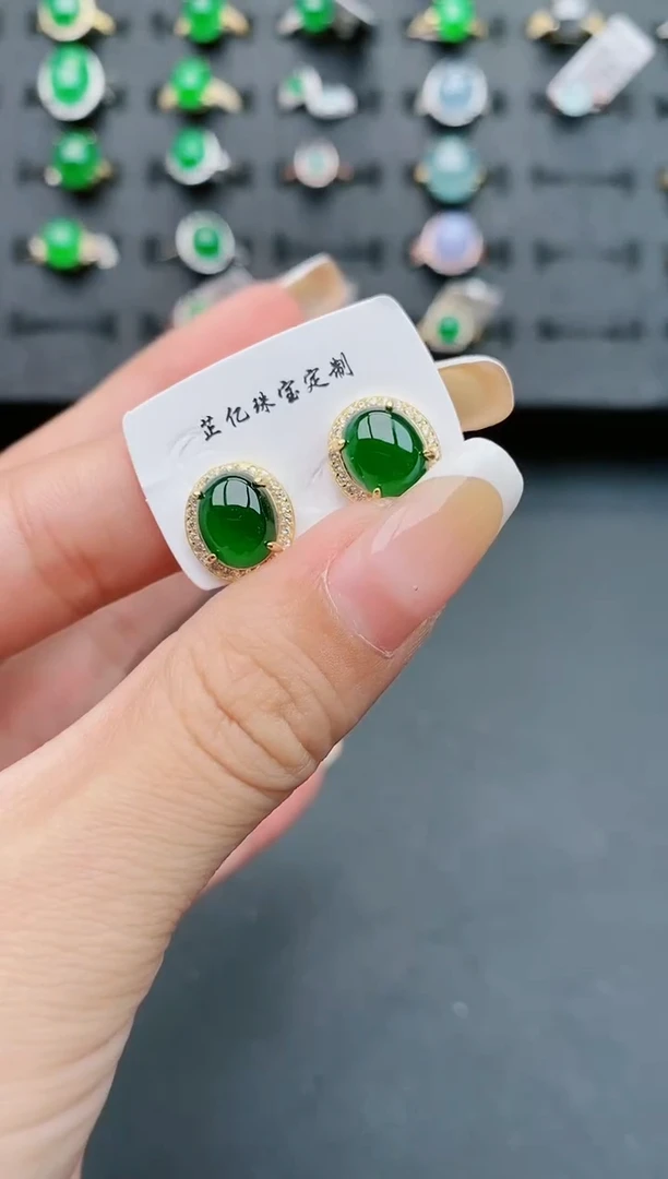 【闪购商品】翡翠戒指银S925镶嵌111111111