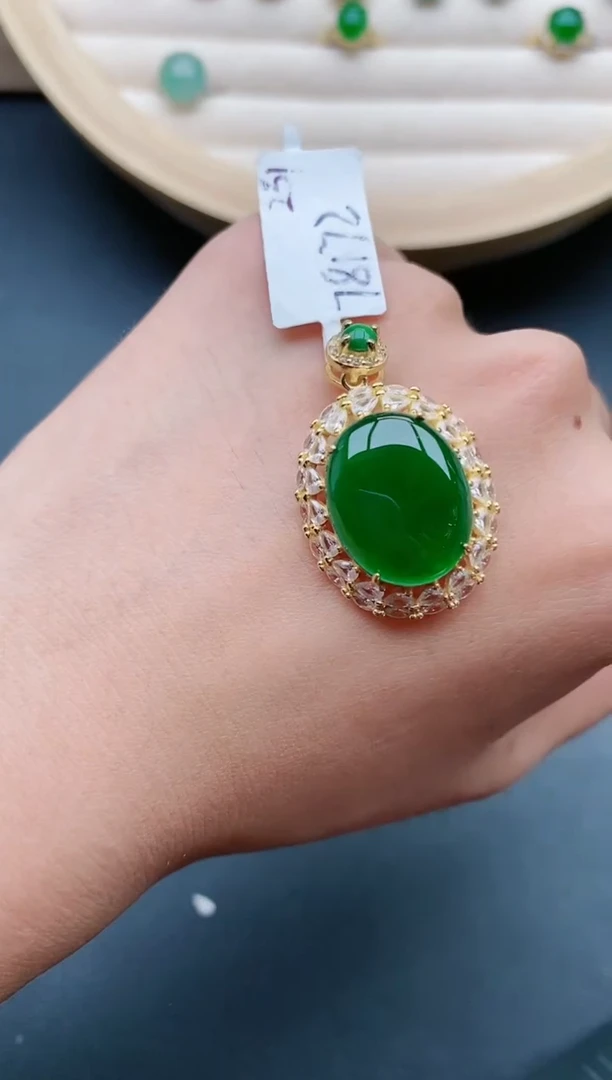 【闪购商品】翡翠戒指银S925镶嵌1111111111