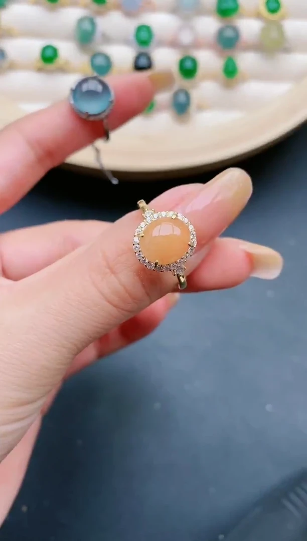 【闪购商品】翡翠戒指银S925镶嵌111111111111