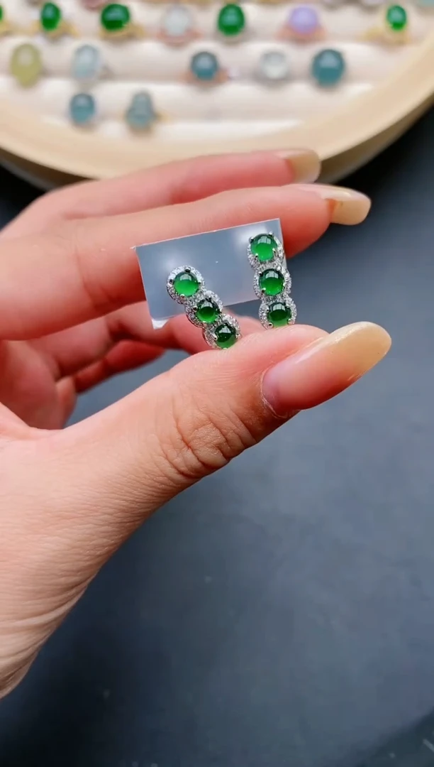 【闪购商品】翡翠戒指银S925镶嵌111111111111