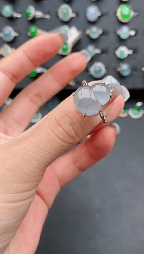 【闪购商品】翡翠戒指银S925镶嵌1111111111