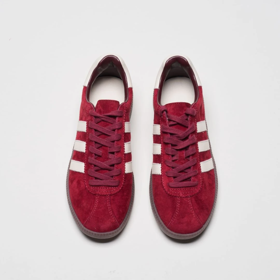 反绒皮复古透气百搭时尚经典舒适低帮平底三条杠潮流系带单鞋G319