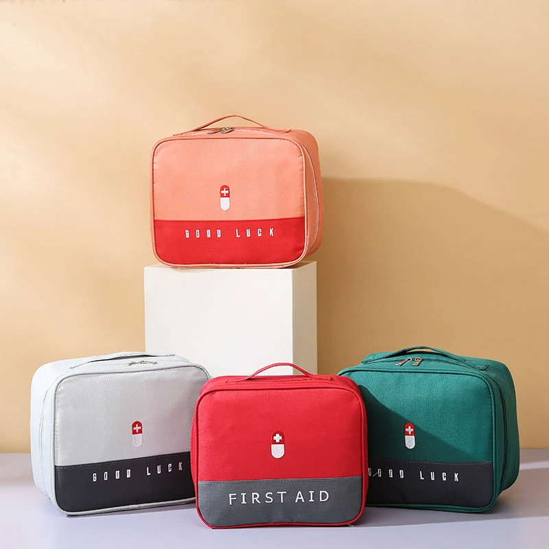 旅行大容量急救生包医药包药品收纳袋家用医疗包防疫包手提健康包