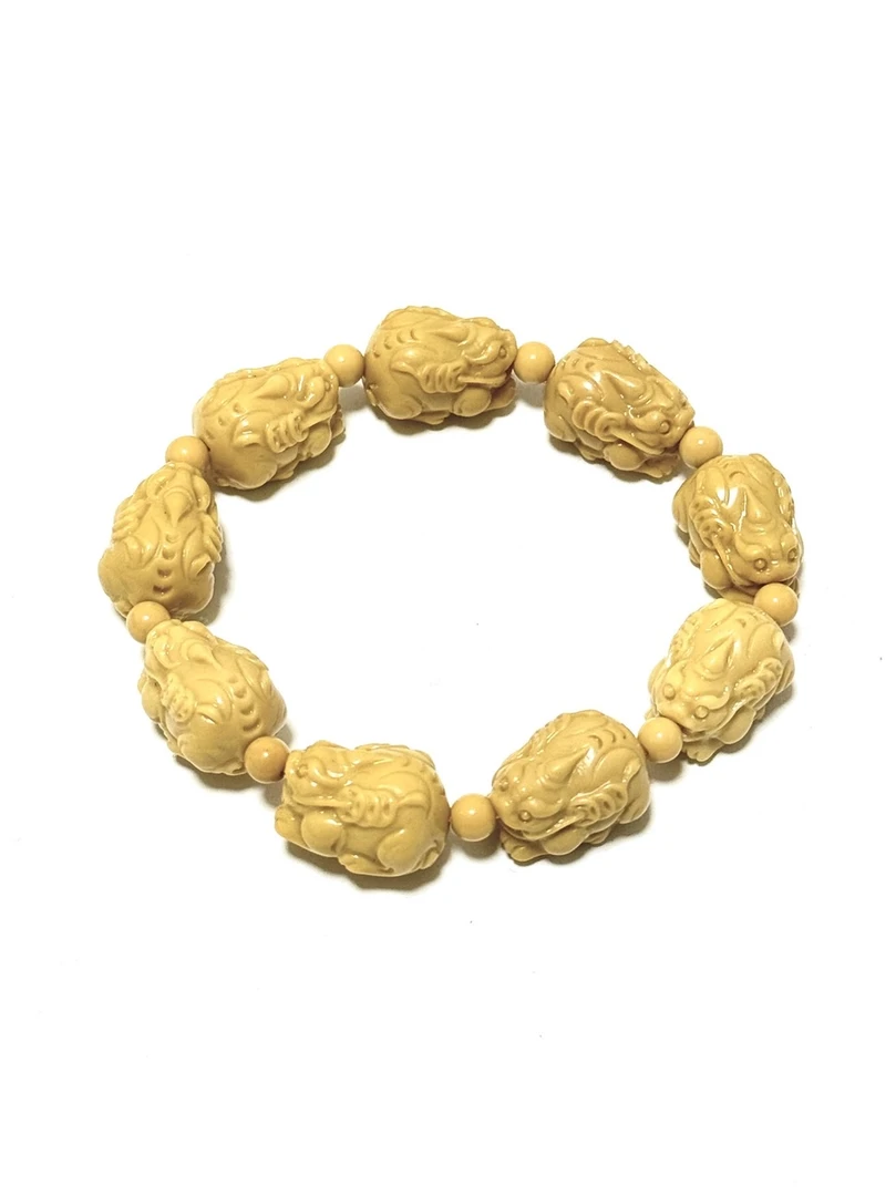 非金属皮质手链 龙玉貔貅阵DIY手链/条N05ZJH-1508