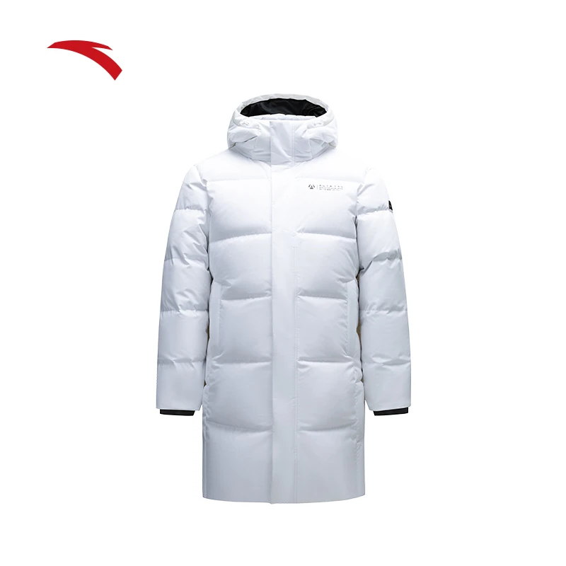 ANTA/安踏中长款羽绒服连帽加厚保暖休闲防风羽绒外套/152517922R