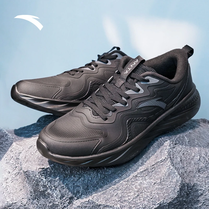 ANTA/安踏【cityrun】男女鞋革面缓震运动软底舒适休闲鞋112347793S