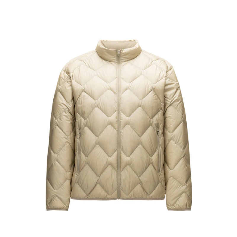 安踏氢羽绒丨轻薄羽绒服男2024冬季新款鸭绒保暖连帽防风棉服外套