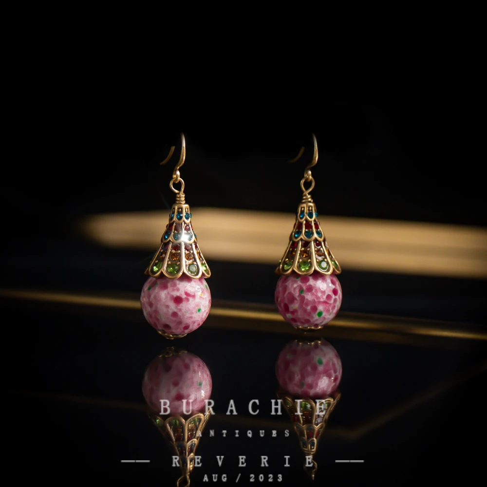 铜合金仿水晶耳饰 【 8746】周年珍藏英｜经典原标克拉款CrownFrett