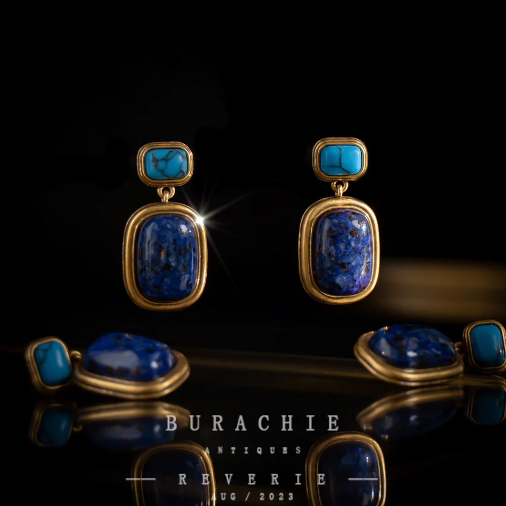 铜合金仿水晶耳饰 【9287】意｜精品店 高级即视感