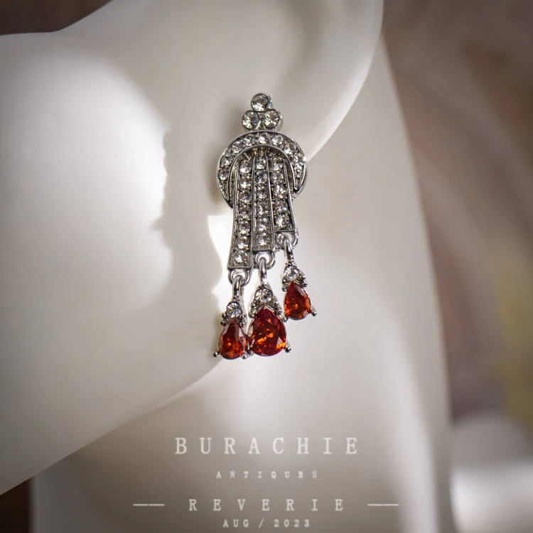 铜合金仿水晶耳饰 【1491】「雷克雅末克」/充满意境圣玛利亚 耳钉