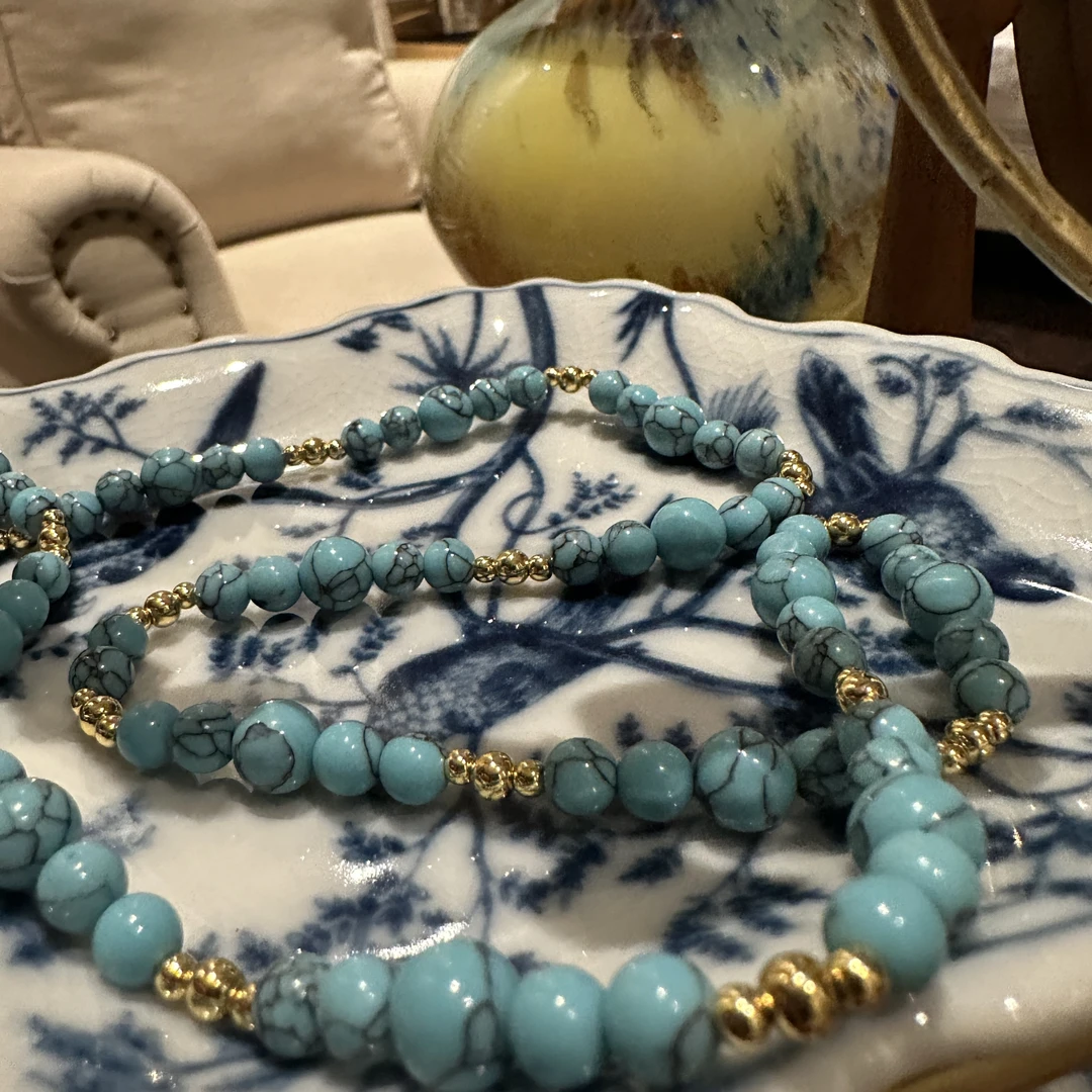 铜合金仿珍珠项链 【2502】意｜精品店 高级即视感闪烁