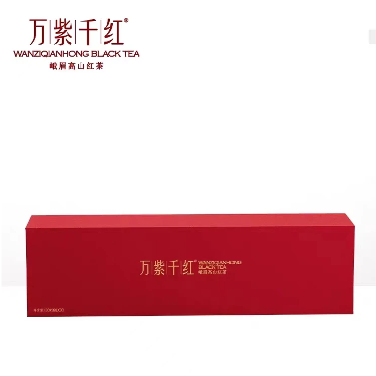 万紫千红茶叶峨眉高山红茶特级(品味)经典礼盒180g竹叶青茶业出品