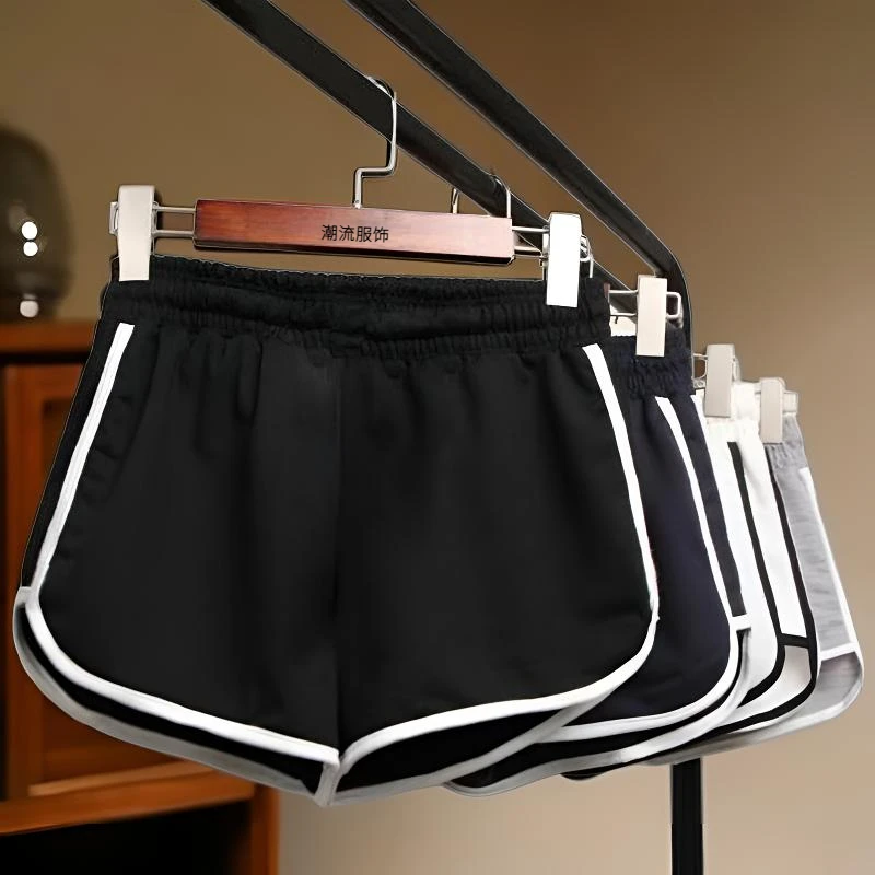 夏季百搭短裤男女同款三分裤薄款速干外穿短裤跑步运动居家休闲裤