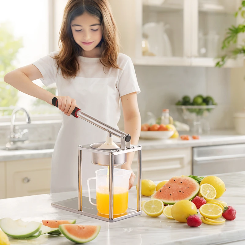 家用多功能手动榨汁机商用挤压器橙汁压榨器手工橙子专用压鲜榨器