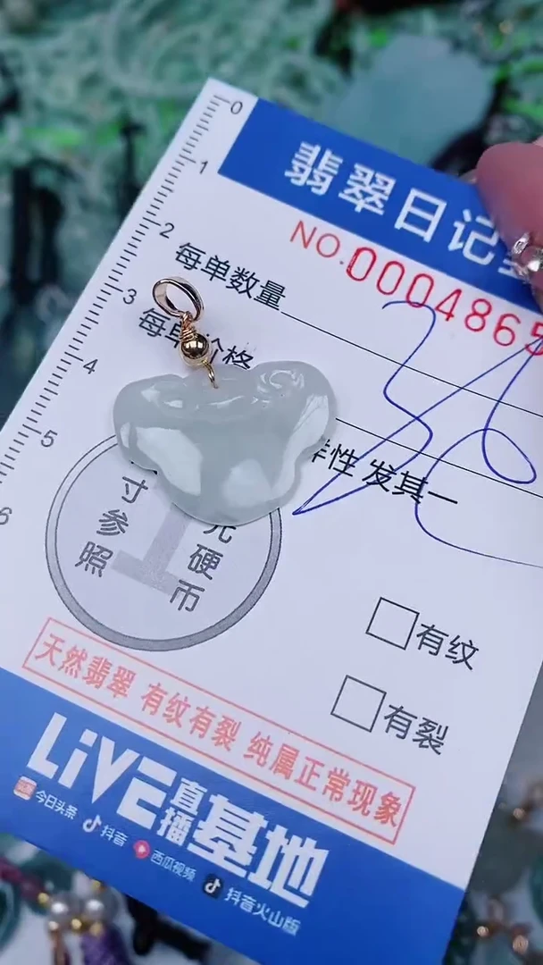 【闪购商品】翡翠颈饰未镶嵌00004865