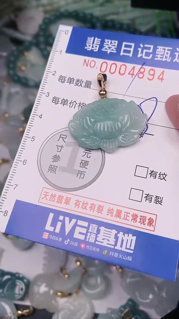【闪购商品】翡翠颈饰未镶嵌00004894