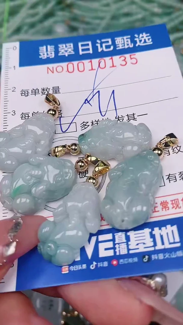 【闪购商品】翡翠颈饰未镶嵌000010135多样性发其一