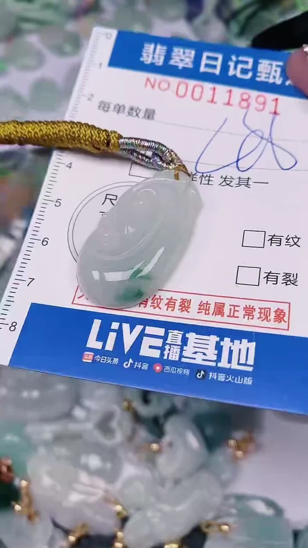 【闪购商品】翡翠颈饰未镶嵌000011891