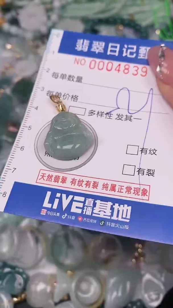 【闪购商品】翡翠颈饰未镶嵌00004839