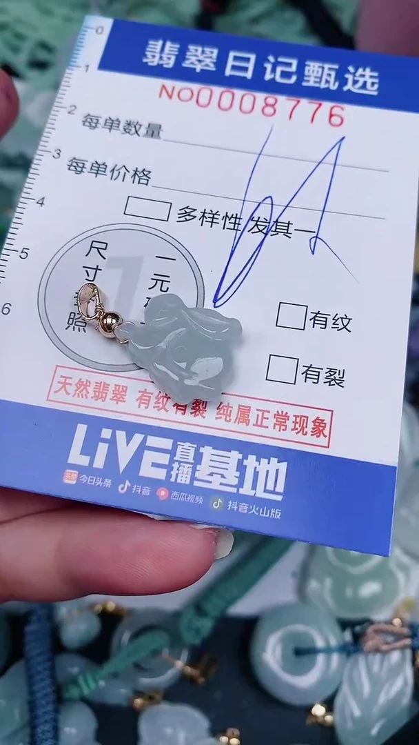 【闪购商品】翡翠颈饰未镶嵌00008776
